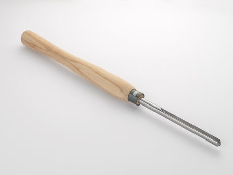 Sgorbia Record Power per ciotole da 12,7 mm con manico lungo da 406 mm, ideale per tornitura interna e scavi profondi.