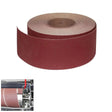 Rotolo abrasivo in tela 76 mm x 25 m, grana 150, ideale per levigatrici JET e JWDS. Progettato per sgrossatura e livellamento su legno e materiali compositi.