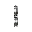 Rulli speciali Typ A4 con profilo da 1/2" installati su MSM 300 C per realizzare cordonature precise e marcate su lamiera.