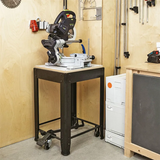 Transportwagen verrijdbaar voor machines tafel IGM ST1M – capaciteit 200 kg, blad 570×500 mm