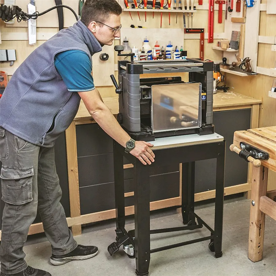 Transportwagen verrijdbaar voor machines tafel IGM ST1M – capaciteit 200 kg, blad 570×500 mm