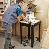 Transportwagen verrijdbaar voor machines tafel IGM ST1M – capaciteit 200 kg, blad 570×500 mm