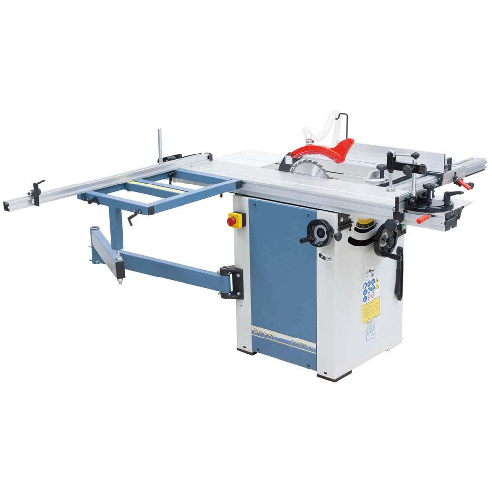 Sega circolare ideale per artigiani e piccoli laboratori, dotata di motore 2,2 kW, lama da 254 mm e solida struttura in ghisa e acciaio.