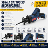 Seghetto alternativo universale a batteria Güde USS 12-0, compatto e maneggevole, ideale per tagli precisi su legno, plastica e metalli leggeri.