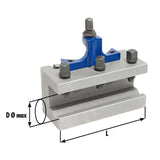 Supporto intercambiabile con un inserto prismatico diam. 32 x 130 mm per le dimensioni B 23-1012