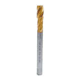 Utensile maschiatore HSSE-Cobalto M12 per esecuzione di filettature interne precise su acciai, inox e metalli ad alta resistenza.