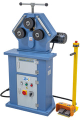 Curvatrice per profilati e tubi Bernardo BPK 35 S2 con pedale e rulli da 146 mm, vista frontale