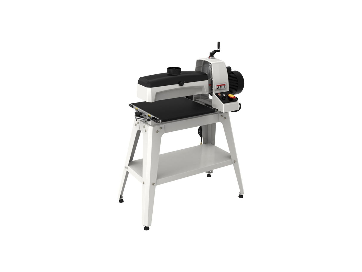 Levigatrice JET JWDS-1632 con tecnologia Sandsmart, struttura compatta e larghezza fino a 812 mm, ideale per lavorazioni professionali del legno.