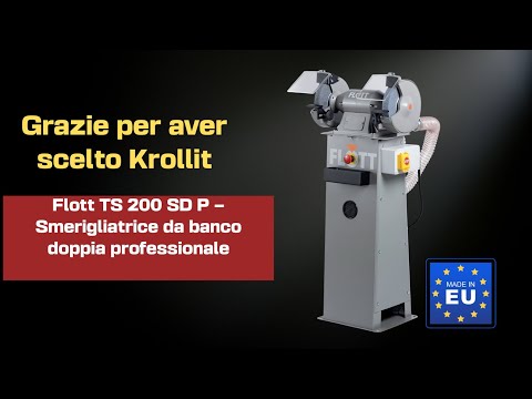 Flott TS 200 SD P – Smerigliatrice da banco doppia professionale