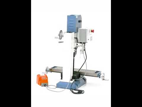 Trapano-fresatrice Bernardo BF 28 BDC 230 V met indicatoren digitaal snelheid en corsa