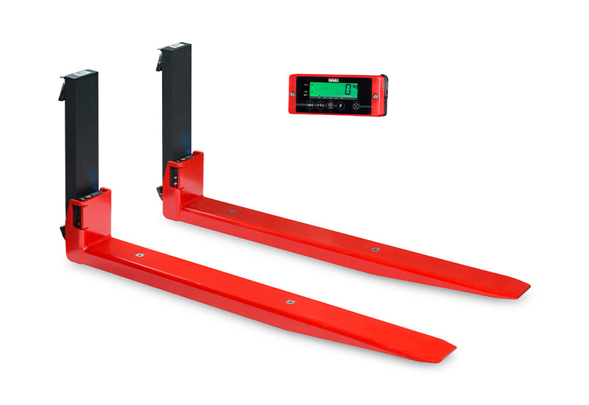 Forche pesatrici wireless RAVAS iForks-32 – plug & weigh, Li-ion, portata fino a 5.000 kg