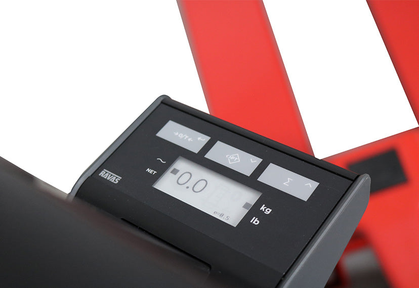 Transpallet pesapallet RAVAS iPT Essential – tecnologia RedBox, Li-ion 6 mesi, display EPD