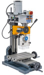 Trapano-fresatrice da banco M4P MD 10 / 230 V con tavola a croce e basamento in ghisa, vista laterale